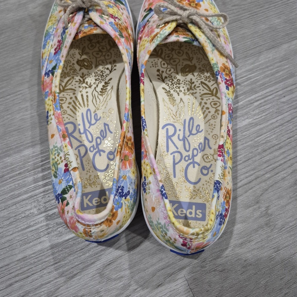 Keds X Rifle Paper Co. Floral Canvas Women's Sneakers - Picture 3 of 6